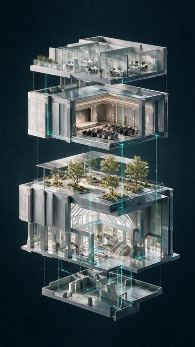 Architettura contemporanea osservata dal basso