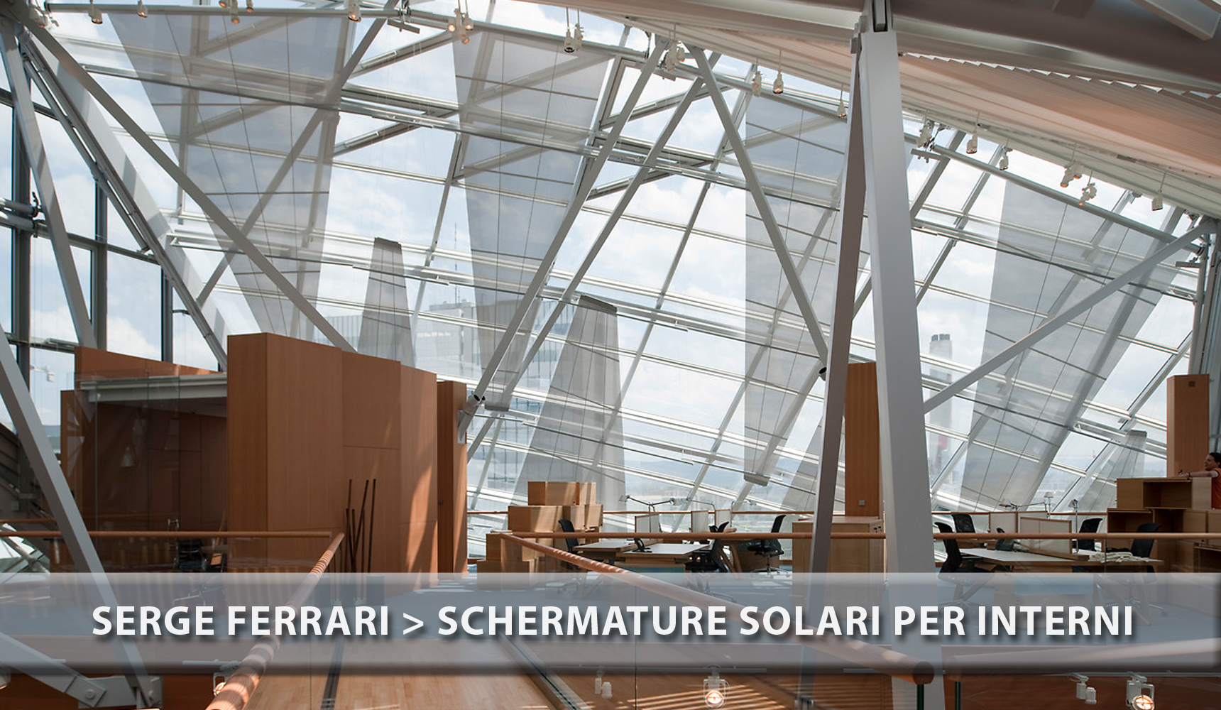Schermature solari per interni