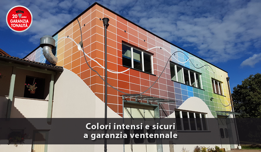 Colori intensi e sicuri a garanzia ventennale