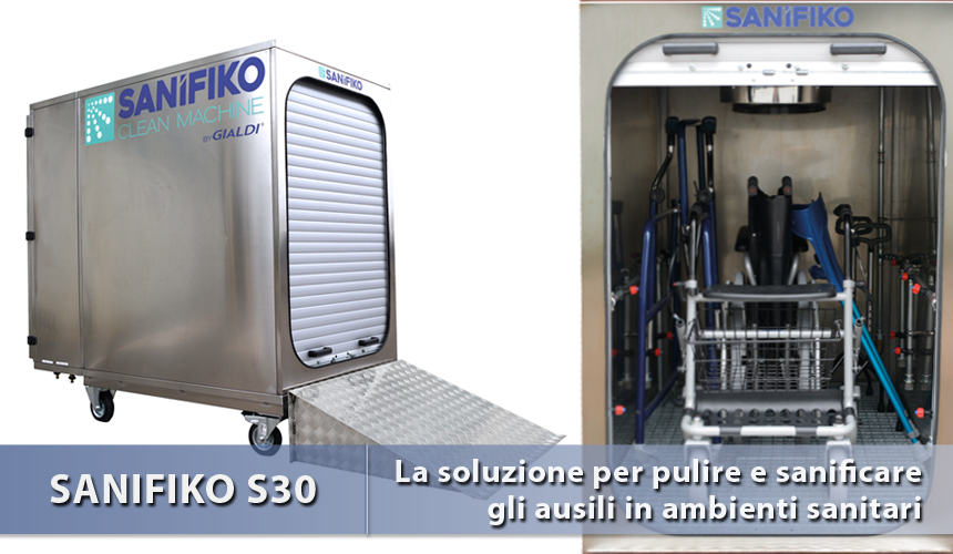 La soluzione per pulire e sanificare gli ausili in ambienti sanitari