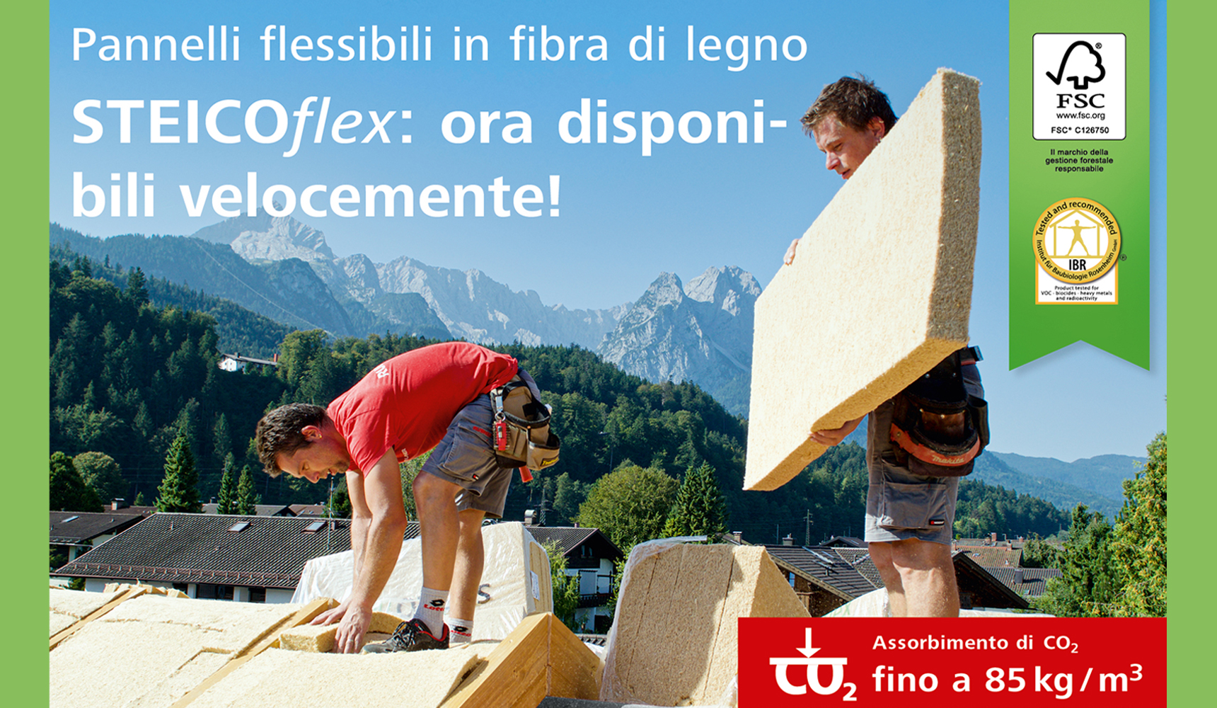STEICO FLEX: ora disponibile velocemente