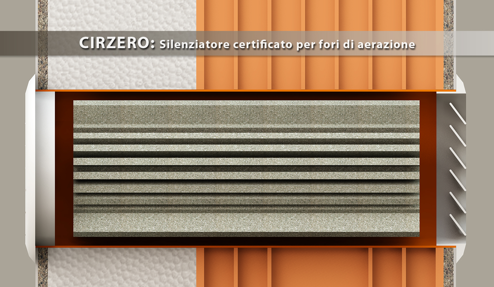 CIRZERO: silenziatore per fori di aerazione