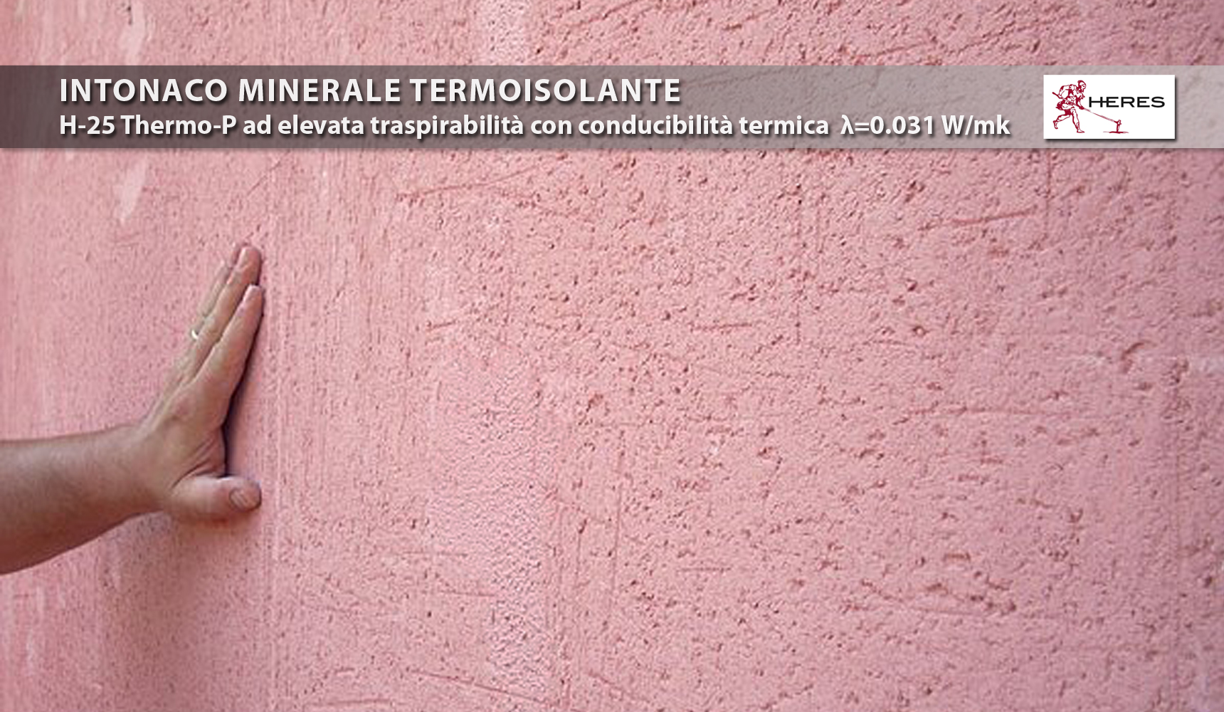 Intonaco minerale termoisolante innovativo