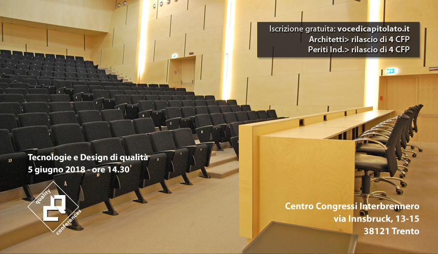 Seminario gratuito con rilascio CFP > Trento 05.06.2018