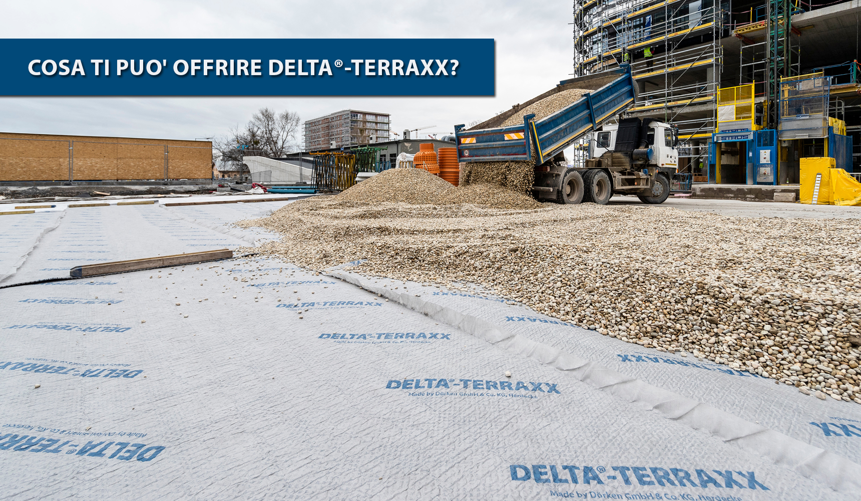 DELTA®-TERRAXX > La soluzione migliore per la protezione e il drenaggio