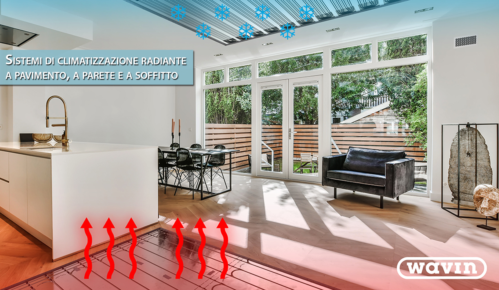 Sistemi di climatizzazione radiante a pavimento, a parete e a soffitto | Wavin Italia