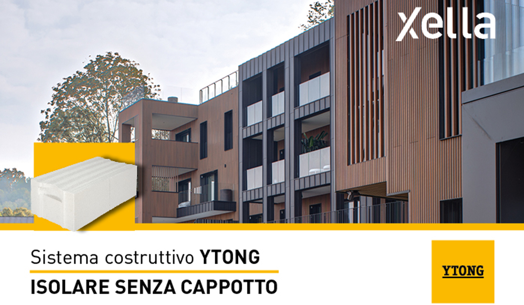 Edifici ad elevata efficienza energetica con murature monostrato YTONG