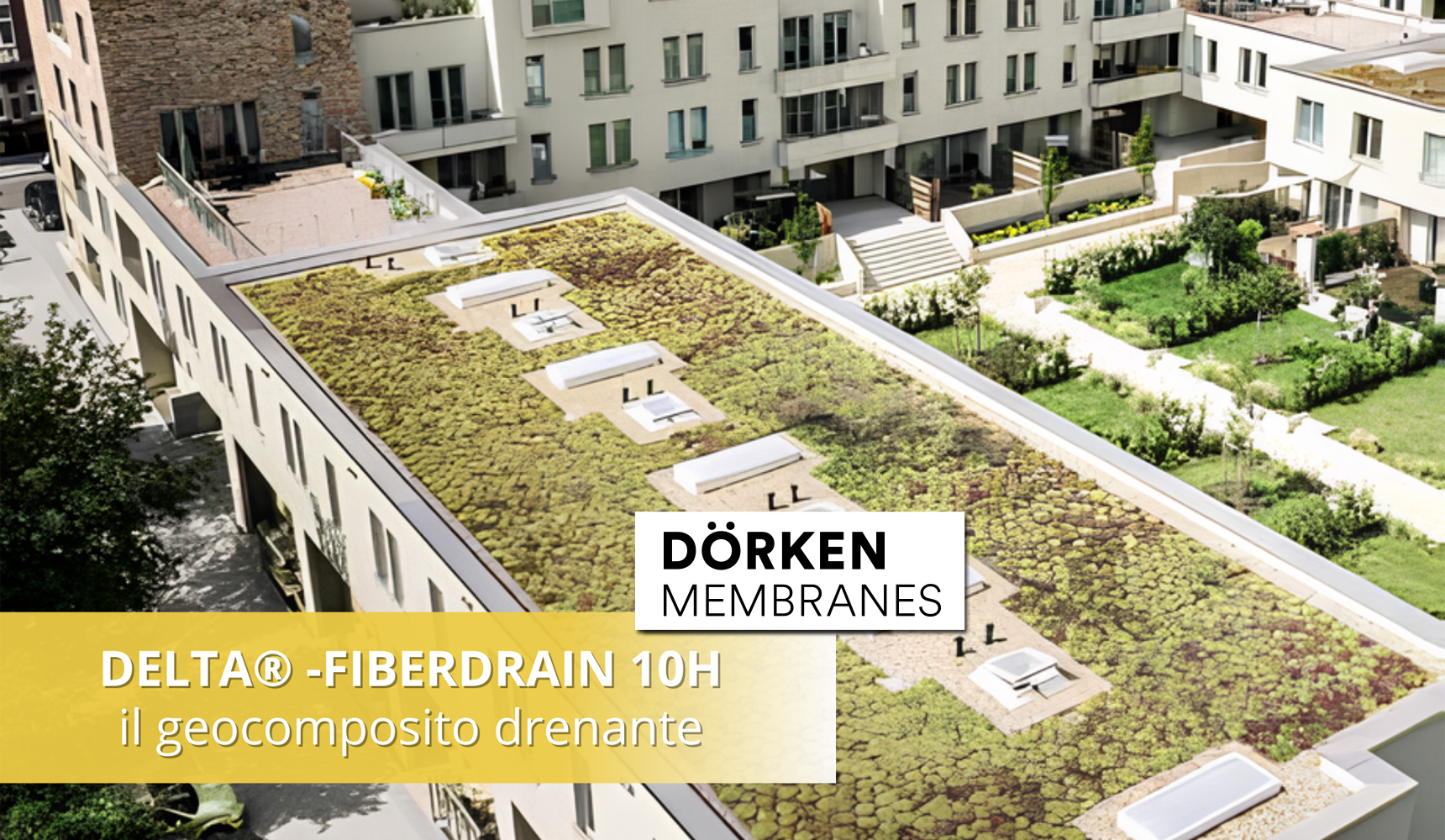 DELTA®-FIBERDRAIN 10H: Il geocomposito drenante