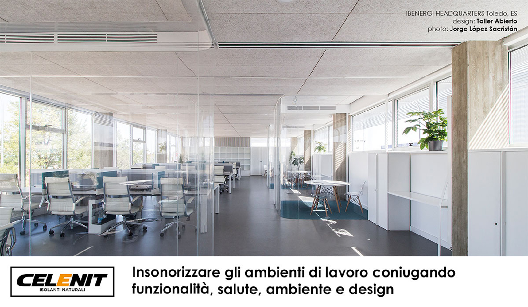 CELENIT WORKPLACE, comfort acustico negli ambienti di lavoro
