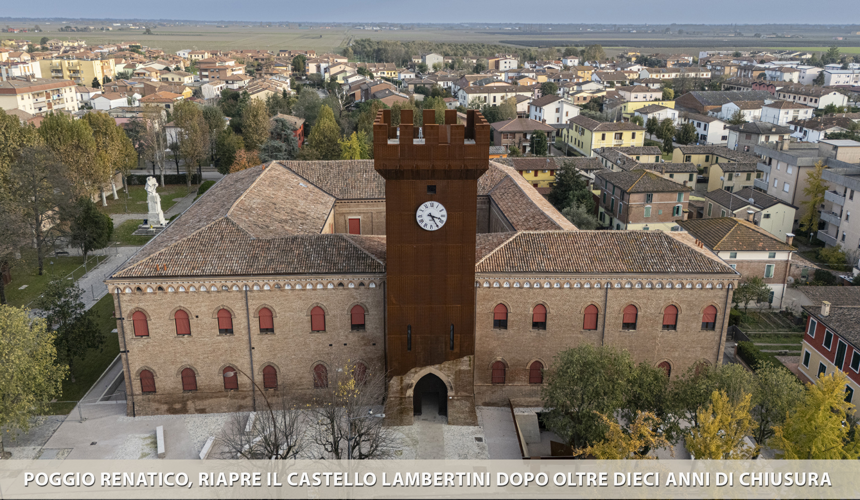 Castello Lambertini a Poggio Renatico: un restauro tra memoria e innovazione