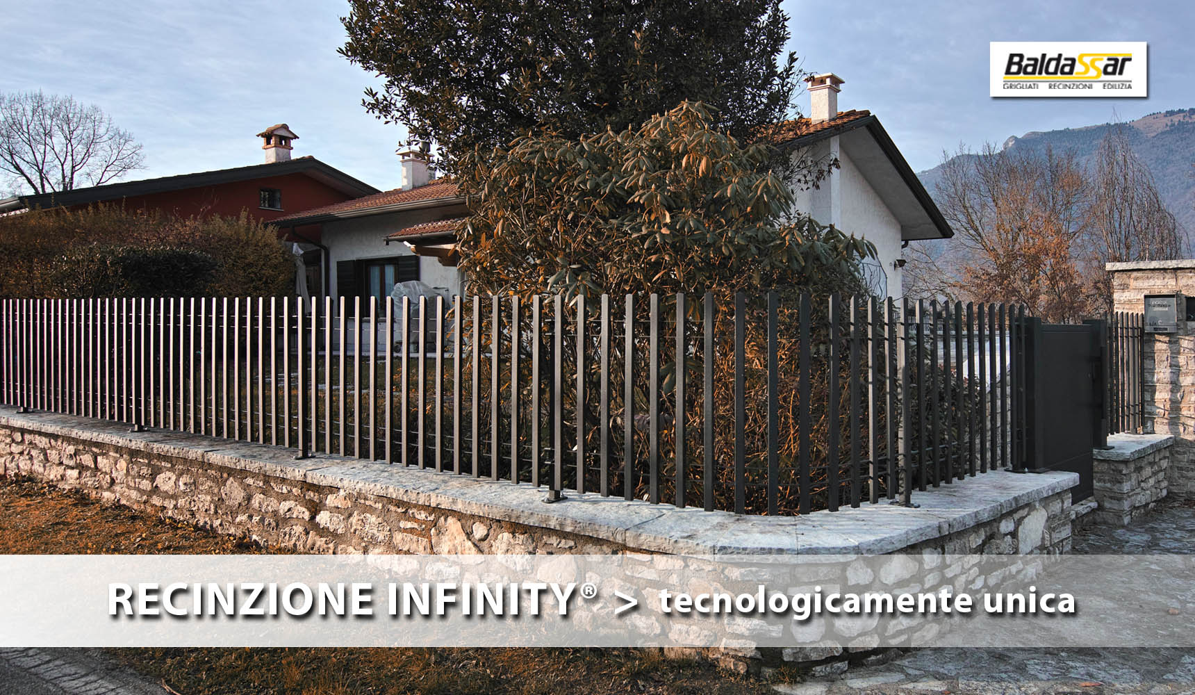 Recinzione INFINITY®: tecnologicamente unica