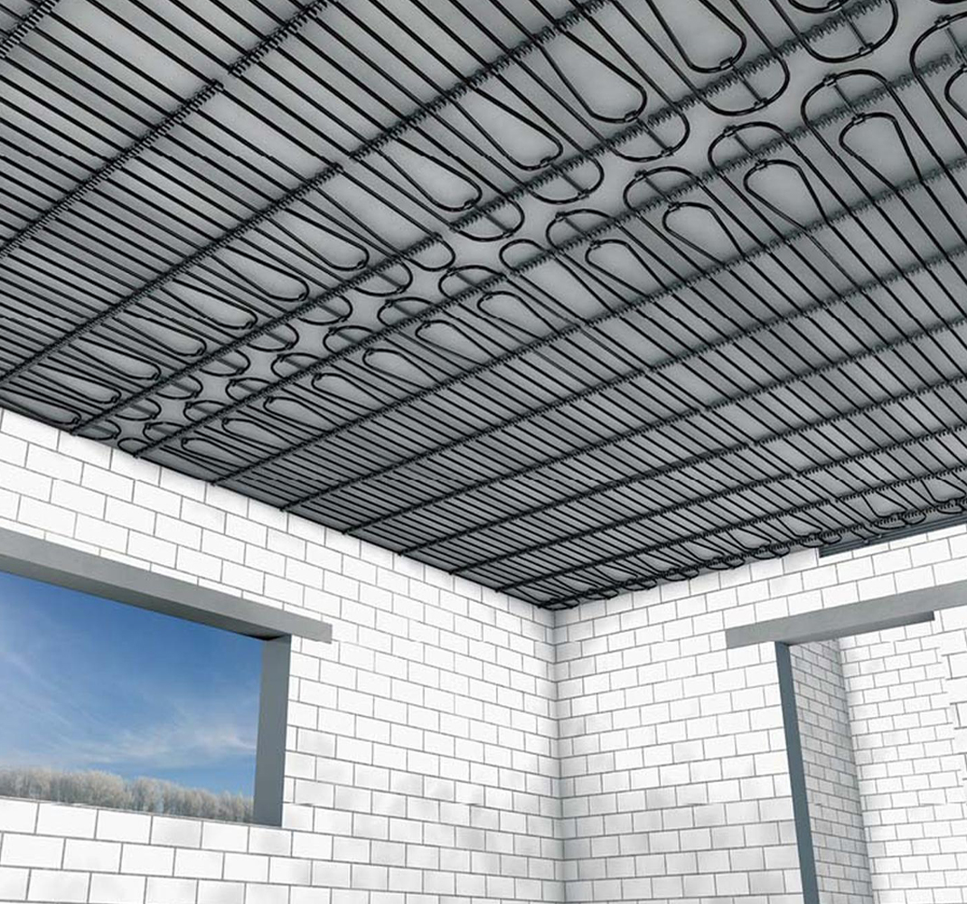 Climatizzazione radiante a soffitto Wavin Comfia