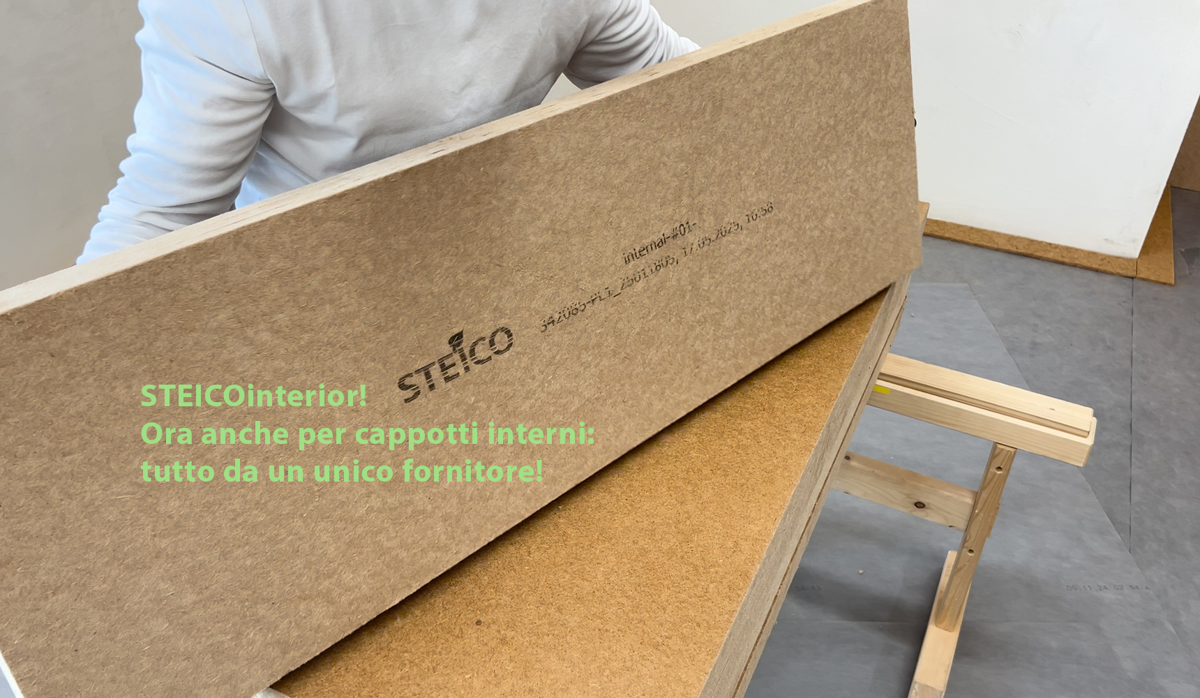 STEICOinterior: Cappotto interno in fibra di legno con il ciclo completo di rasatura!