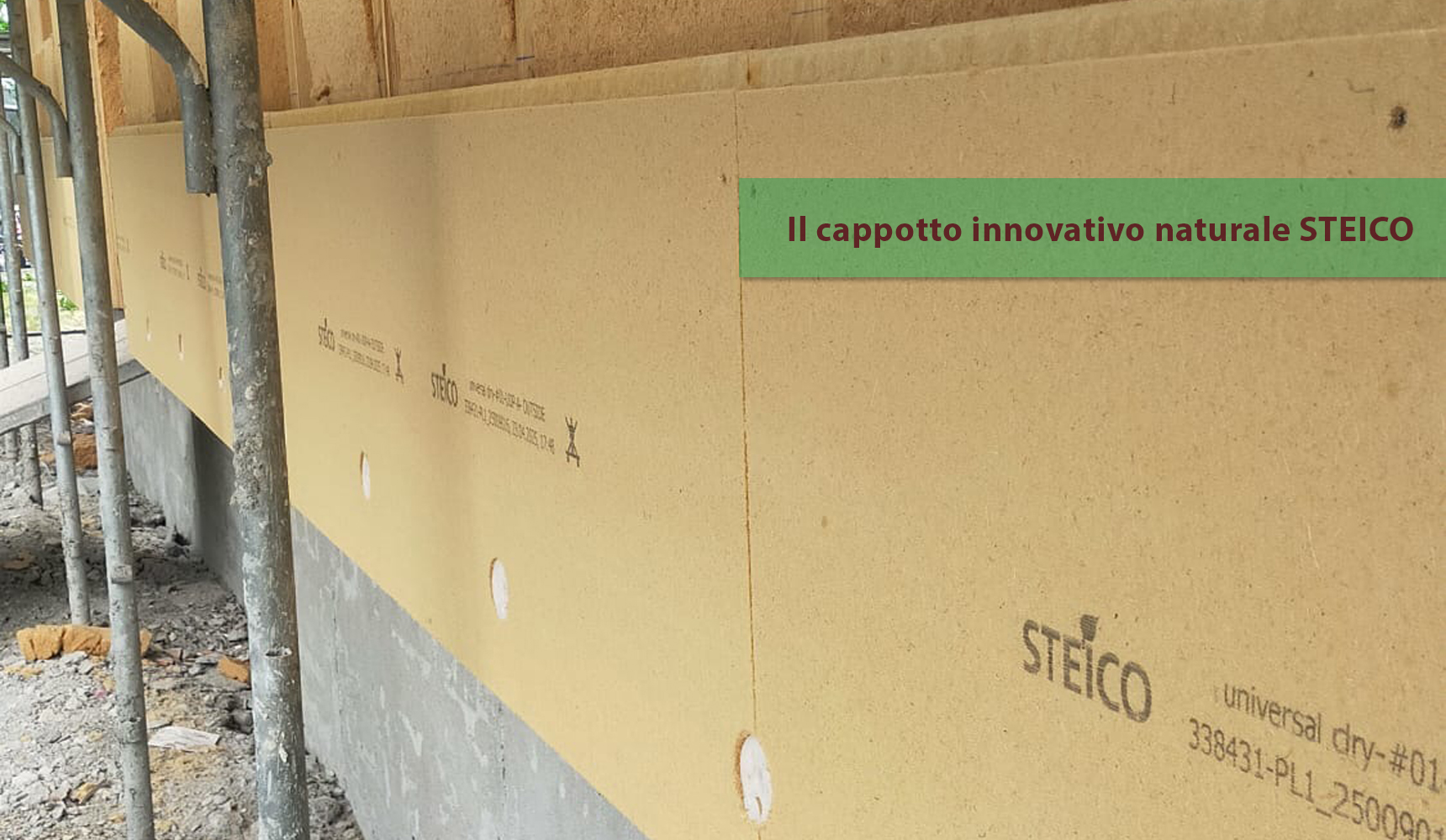 Il cappotto innovativo naturale STEICO