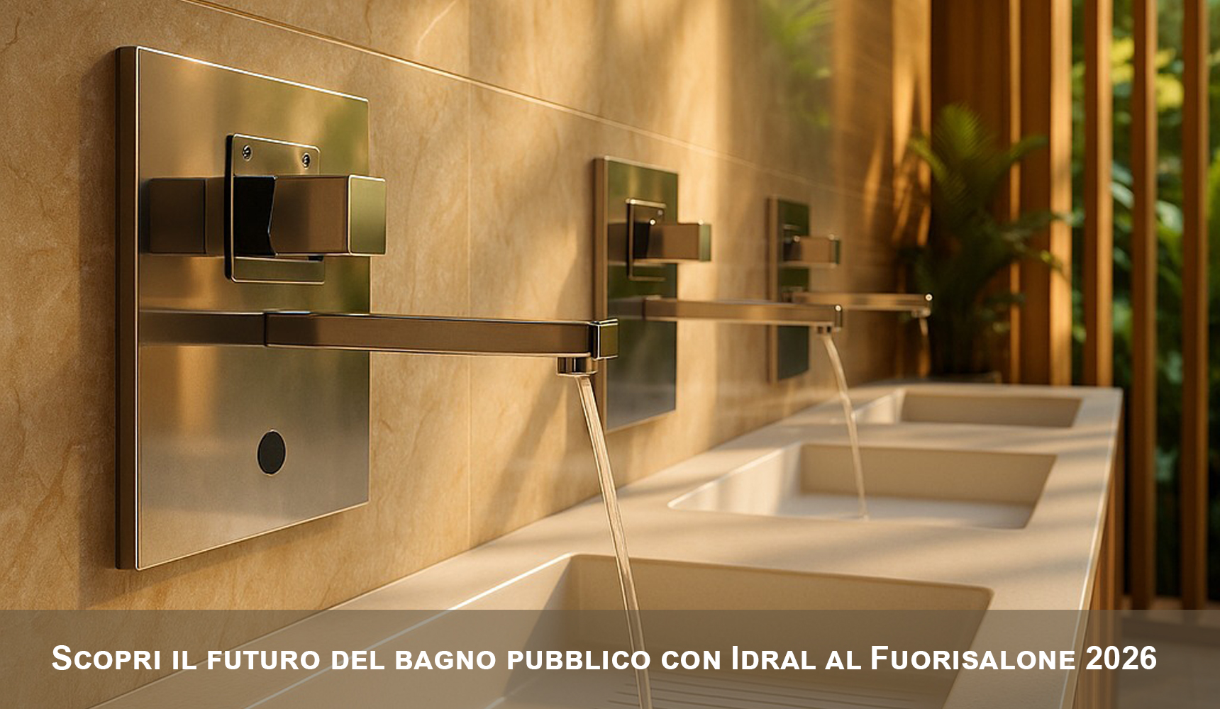 Scopri il futuro del bagno pubblico con Idral al Fuorisalone 2026