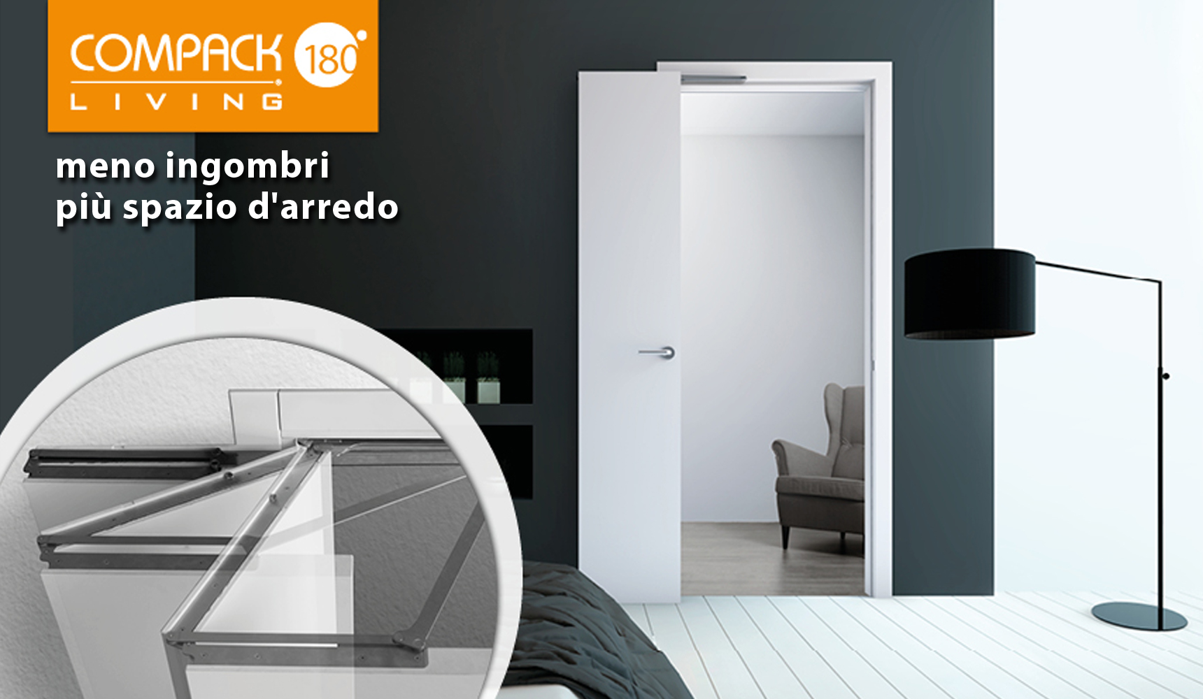 COMPACK LIVING® ferramenta per meno ingombri e più spazio d'arredo