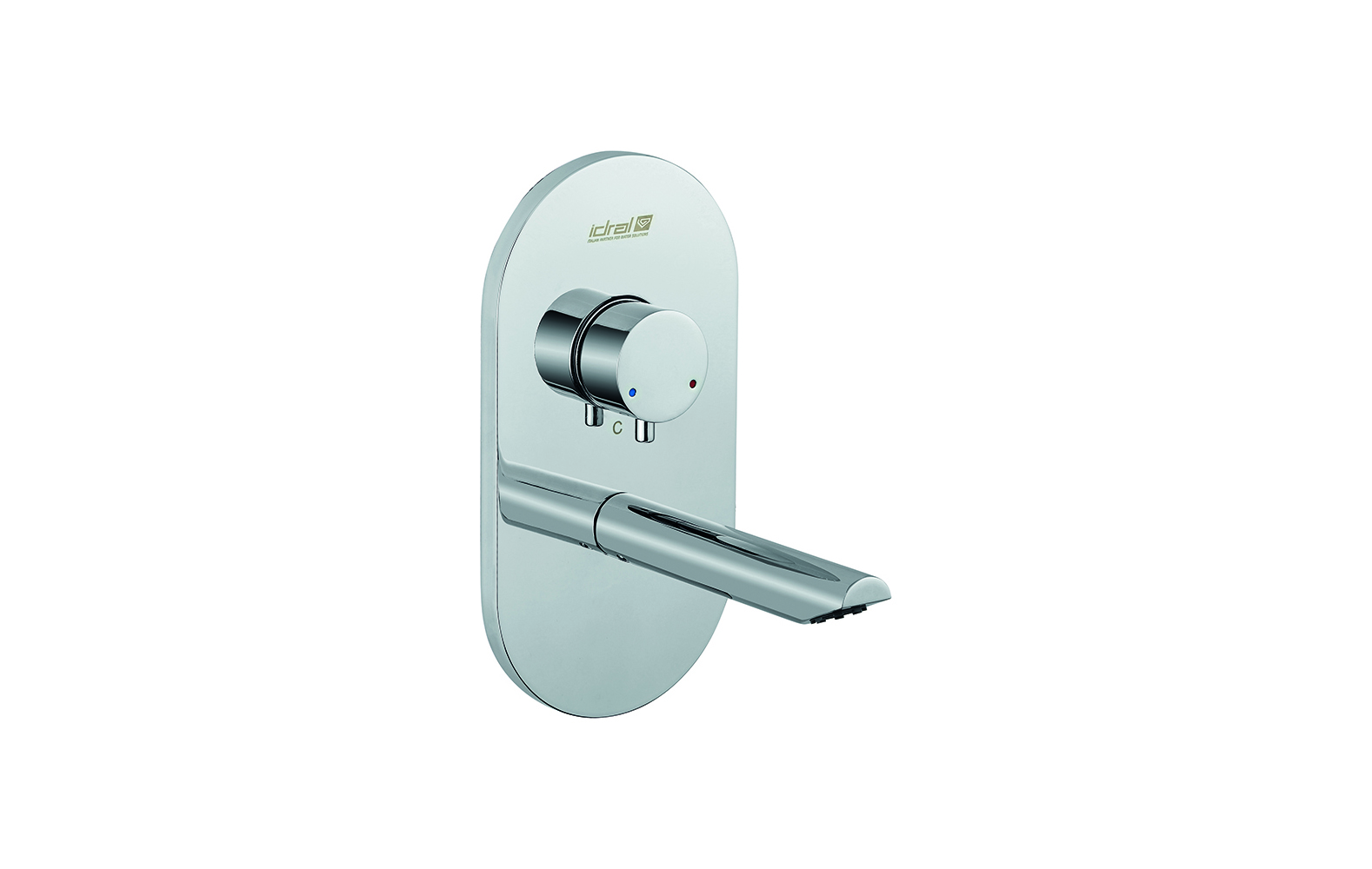 Miscelatore lavabo da incasso termostatico.