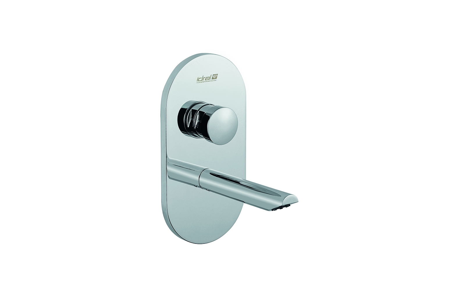 Rubinetto lavabo da incasso temporizzato.